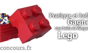 Remportez une boite brique de rangement Lego