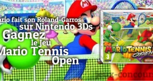 Jeu, Set et Match : Gagnez le jeu Mario Tennis Open sur 3Ds