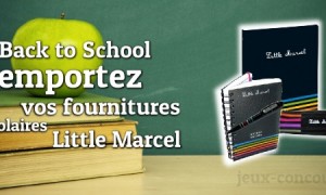 Back to school avec le kit de fournitures scolaires Little Marcel