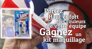 Allez les Bleus : Gagnez un kit de maquillage aux couleurs de la France