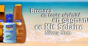 Remportez un kit solaire Nivea Sun pour un bronzage parfait