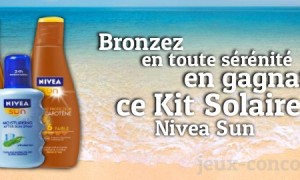 Remportez un kit solaire Nivea Sun pour un bronzage parfait