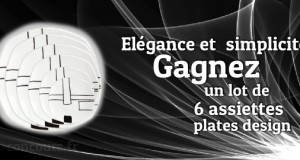 Gagnez un lot de 6 assiettes Black & White