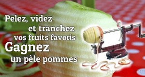 Pèle pomme: Le temps de lire ce texte, votre pomme est épluchée