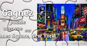 Remportez un Puzzle représentant Times Square, New York