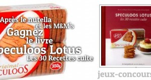 Concours : Les 30 recettes culte Speculoos Lotus