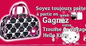 Partez en voyage avec votre trousse Hello Kitty