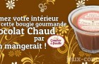 Elle sent bon la bougie Chocolat Chaud…