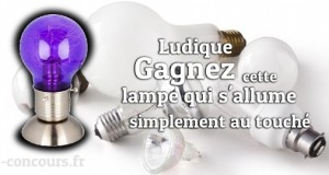 La lumière au bout des doigts avec la lampe ampoule tactile