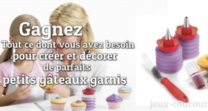 Gagnez votre Set de décoration pour gâteaux