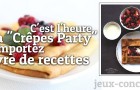 Concours : Livre de recettes Crêpes Party aux éditions Marabout