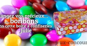 Miam le concours boîte à bonbons Julie